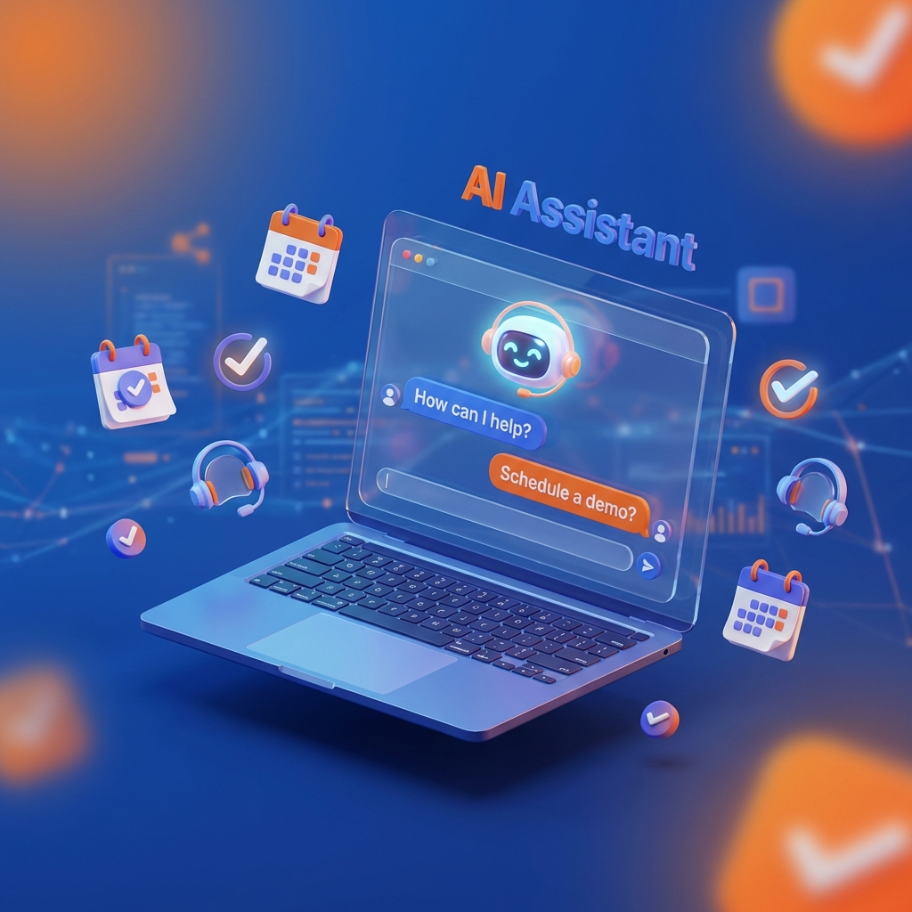 AI Chatbot Illustration